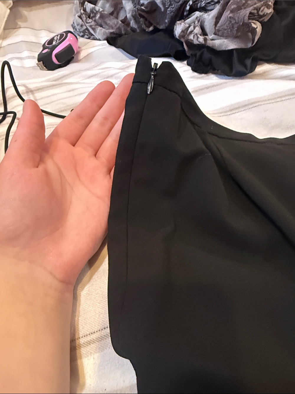 BCBGMaxAzria Black Pencil Skirt - Picture 3 of 4